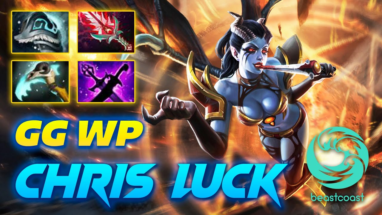 Chris Luck Queen of Pain gg wp - Dota 2 Pro Gameplay [Watch & Learn]