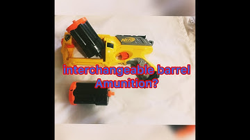 Nerf Maverick interchangeable barrel modification