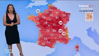 Weather and climate forecast for 07/13/2026 at noon on France 3