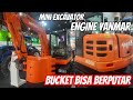 MINI EXCAVATOR KOTRACK KELAS 6 TON, BUCKETNYA BISA BERPUTAR 😁👌
