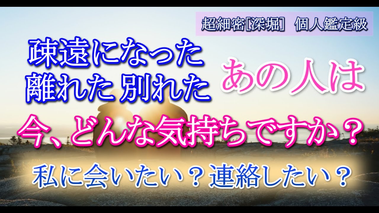 【ガチ霊視タロット占い】🔮離れた・疎遠になった・別れたあの人の気持ちは？今、何を思っていますか？🔮私に会いたがっていますか？連絡したがっていますか？【個人鑑定級】時間長め深堀🍀見たときがタイミング🍀