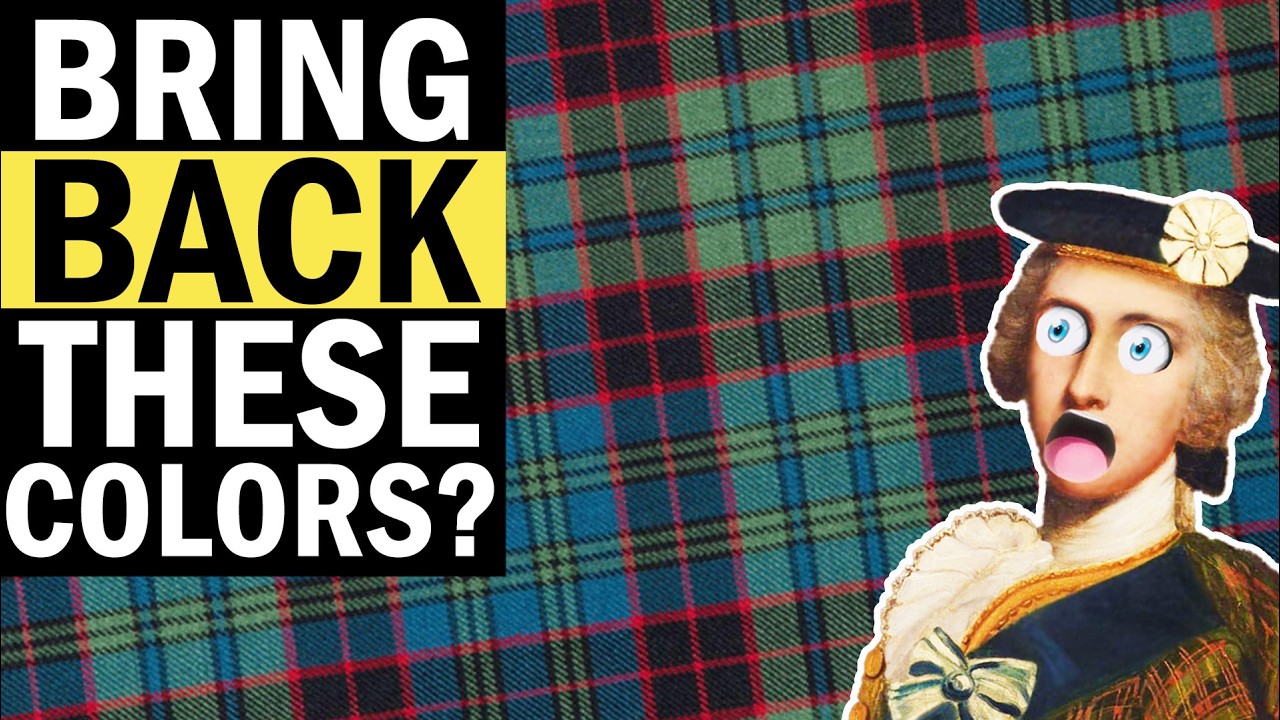 Исторические реконструкции тартана: почему фабрики избегают цветов Уилсона