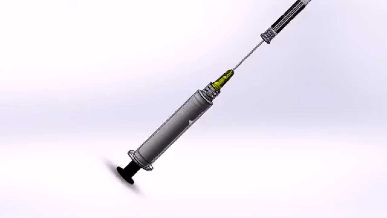Hypodermic syringe model YouTube