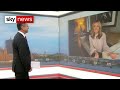 Opera star Katherine Jenkins duets with Sky News' Steve Dixon