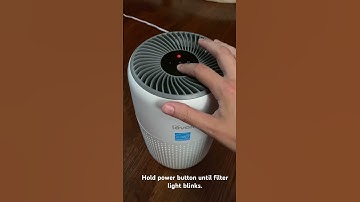 Levoit Core Mini Air Purifier - How to Reset Red Filter Light.