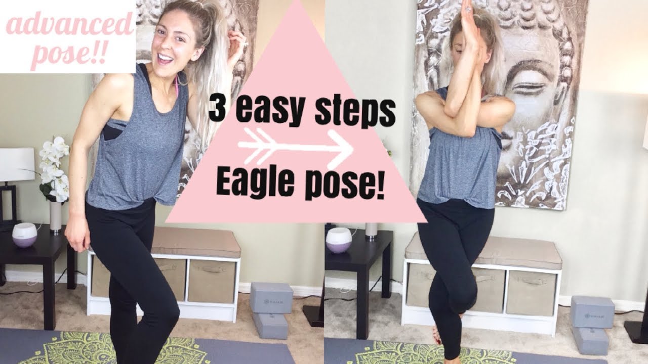 Eagle Pose “Garudasana” — Yoga Tutorial {ft. GAIAM} YouTube