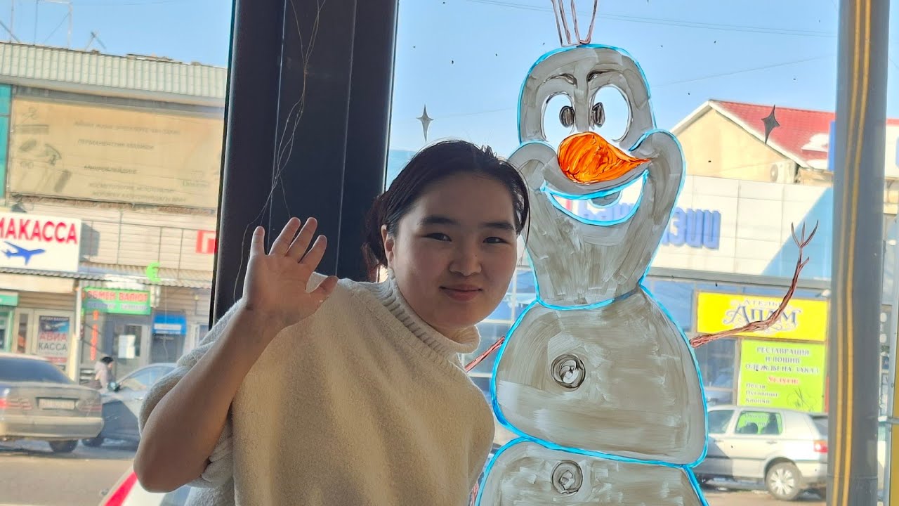 Девушка-Художник в Каракол 🇰🇬