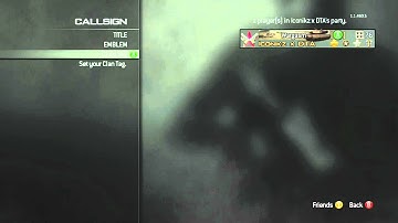 {Fixed}  MW3 Clan Tag Glitch (patched 12/9/11)