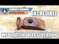 Incredible Wrought Iron Cobblers Hammer Custom Restoration with Blueing