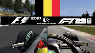 F1 Game Comparison: 2010 - 2023 Gameplay Comparison (PC)