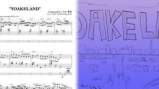 「YOAKELAND」- 電ǂ鯨 | Arrangement for Piano & Drums