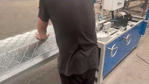 semi-automatic chain link fence machine#machine #chainlinkfencemachine #semiautomaticmachine
