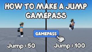 You bought jump gamepass! - Roblox