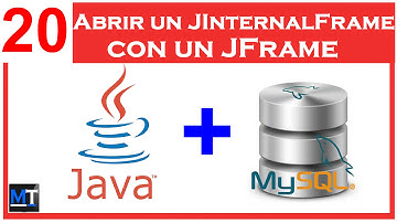 Abrir un JInternalFrame con un JFrame en NetBeans [NetBeans con MySQL] [20/25]