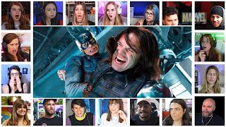 Captain America vs Bucky Final Fight Reaction Mashup | Captain America: The Winter Soldier (2014)