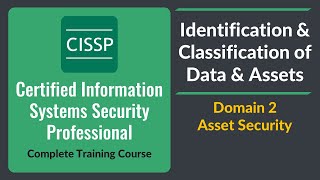 CISSP Identification & Classification of Data & Assets - Domain 2 Asset Security | Urdu | Hindi |