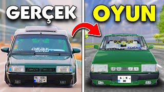 I MADE REAL LIFE CARS IN MOBILE CAR GAMES!!