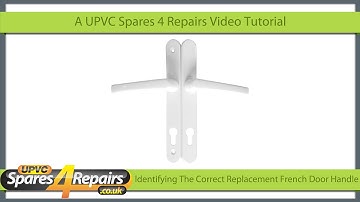 Identifying the Correct Handing for new UPVC French Door Handles