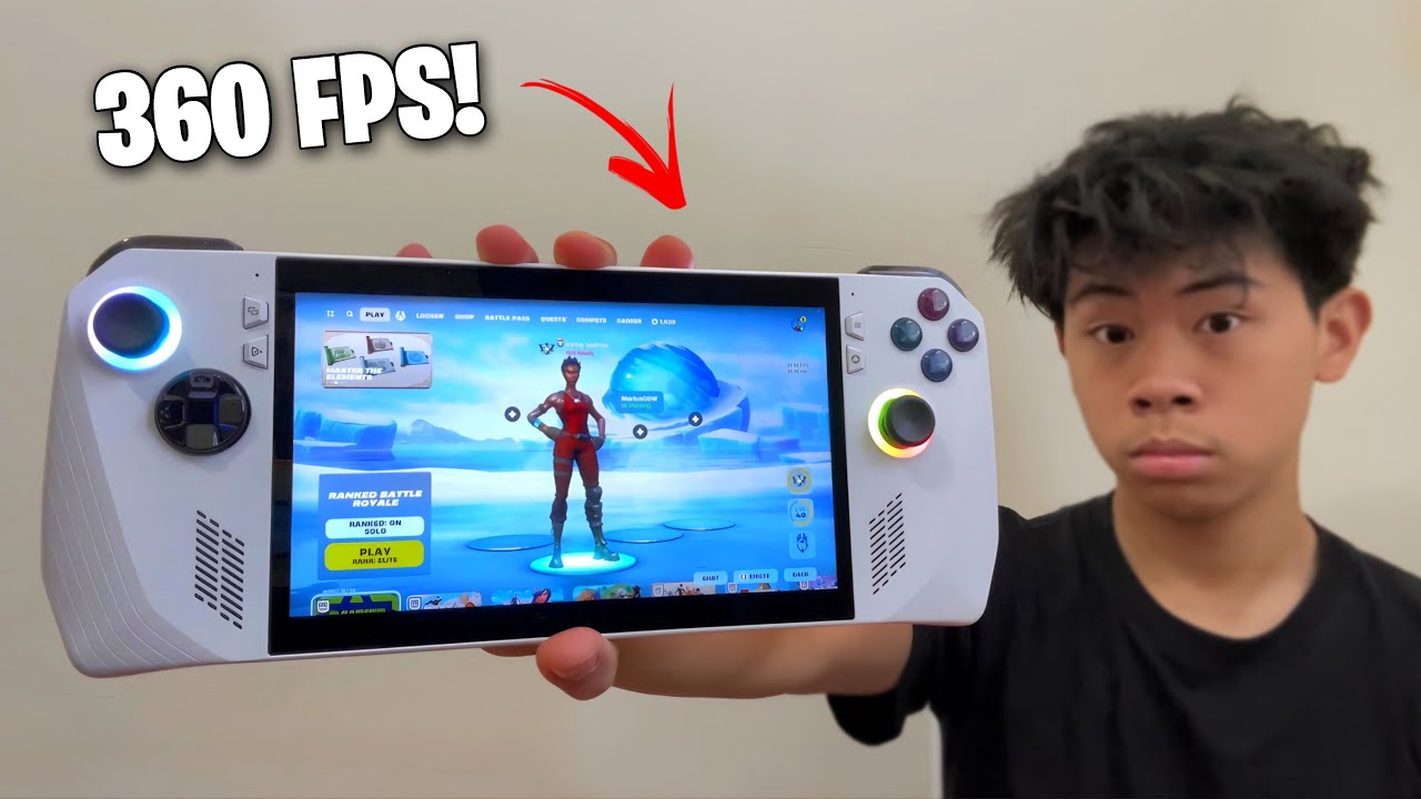 i tried a HANDHELD gaming pc... - YouTube