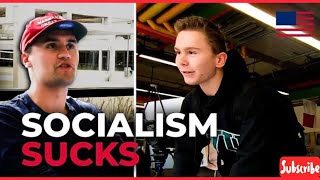 Charlie Kirk Open Marxist Student Eyes On How Bad Socialism Can Really Get