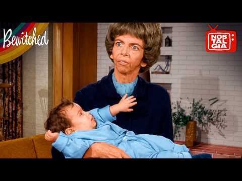 Baby Tabitha Speaks A Magical Full Paragraph and Shocks Mrs. Kravitz | Bewitched (Agnes Moorehead)