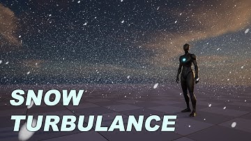 Unreal Engine 5 Snow Particle Tutorial #2 - Random Wind/ Turbulence