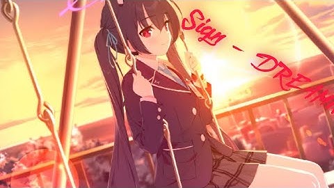 Sign-DEAMN [lyrics] | serika (blue achieve live2D animation) | Phat