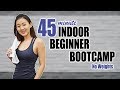 45-Min Beginner's Indoor Bootcamp to Lose Weight (No Weights) | Joanna Soh