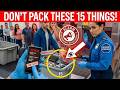 TSA's New Confiscation Rules: 5 Items You Can't Pack in 2026