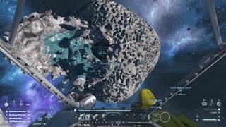 Space Engineers Tutorial - Season 2 Episode 3 - First Space Base/Platform on a budget