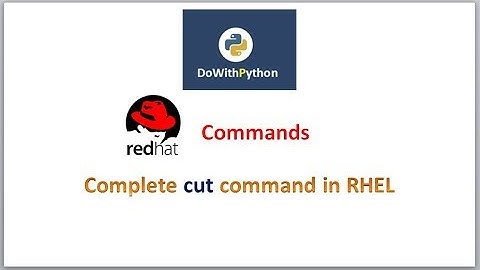 RHEL Commands | video- 9 |  Complete cut command in RHEL Server