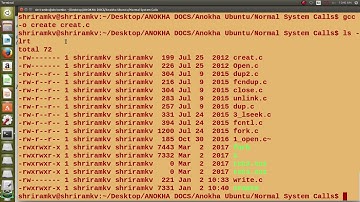 Learn Unix/Linux System Calls - Creat ()