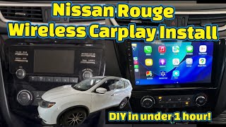 10 inch Android 14 CarPlay Install 2015 Nissan Rogue #diy #carplay