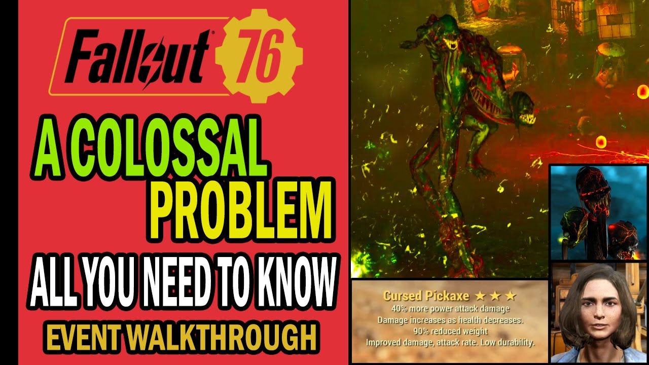 Fallout 76 - A Colossal Problem & Something Sentimental: Everything You  Need to Know! - YouTube