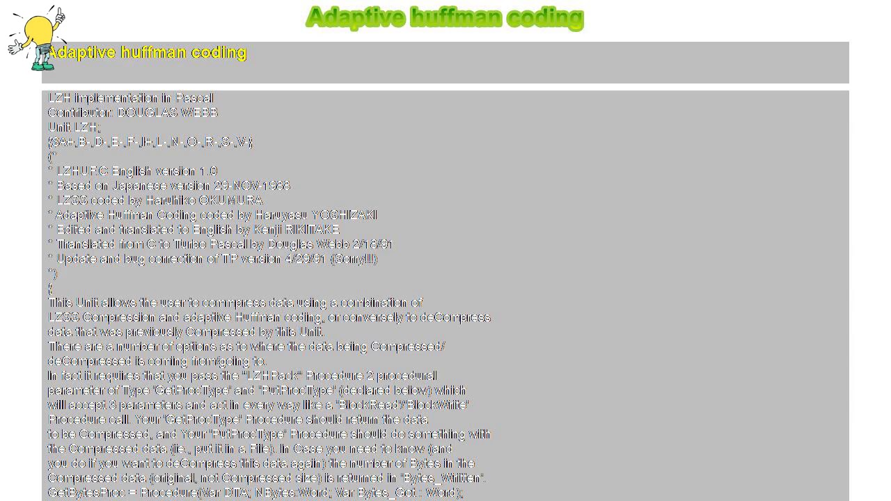 How to : Adaptive huffman coding - YouTube