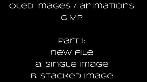 OLED Images for ProffieOS - Simplified Series - Part 1 for GIMP