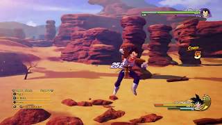Dragon Ball Z Kakarot Real Saiyans Battle Begins Goku Versus Vegeta screenshot 2