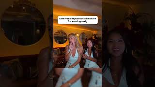 Sam Frank exposes madi monore for wearing a wig #samxfrank #wig #madimonroe 