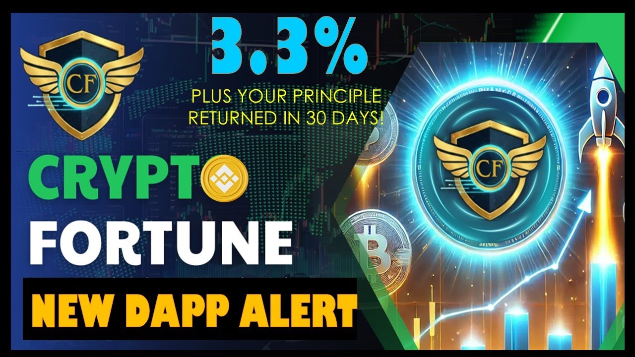 ⚠️ Crypto Fortune NEW DAPP ALERT 3.3% HONEST REVIEW