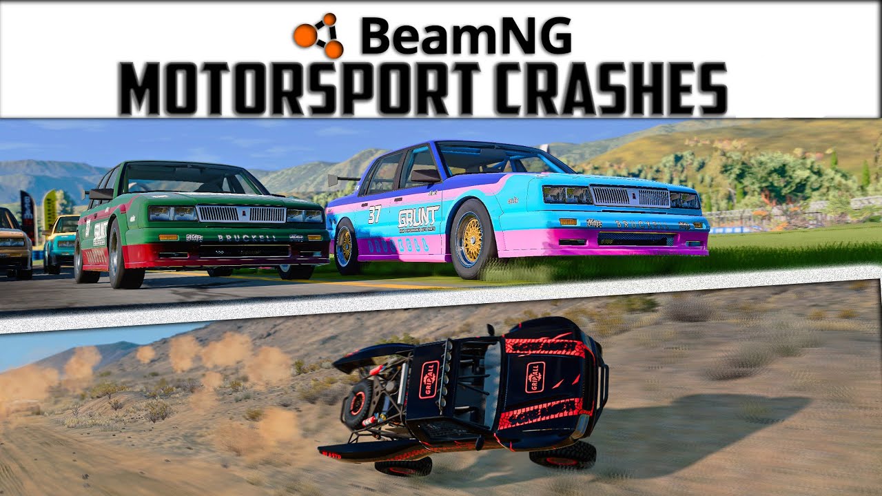 Realistic Racing Crashes! [Beamng Motorsport Crashes #3] - YouTube
