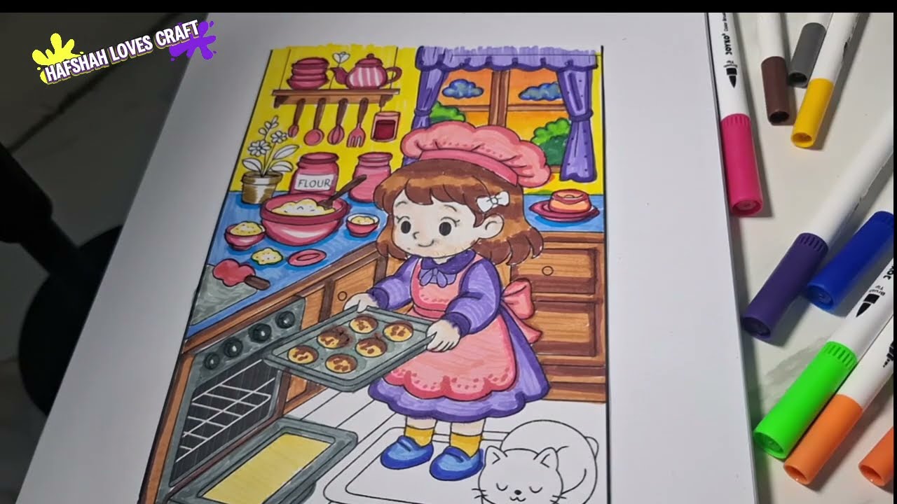 Mewarnai suasana di dapur