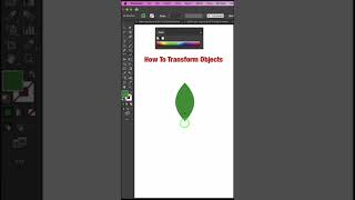 How To Transform Objects Rotation Adobe Illustrator Master Tutorial #Shorts