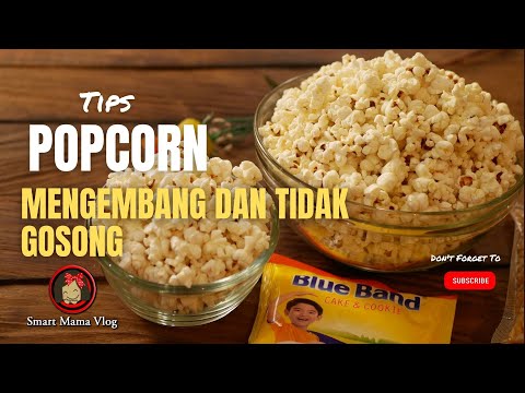 Resep Popcorn Asin Bioskop