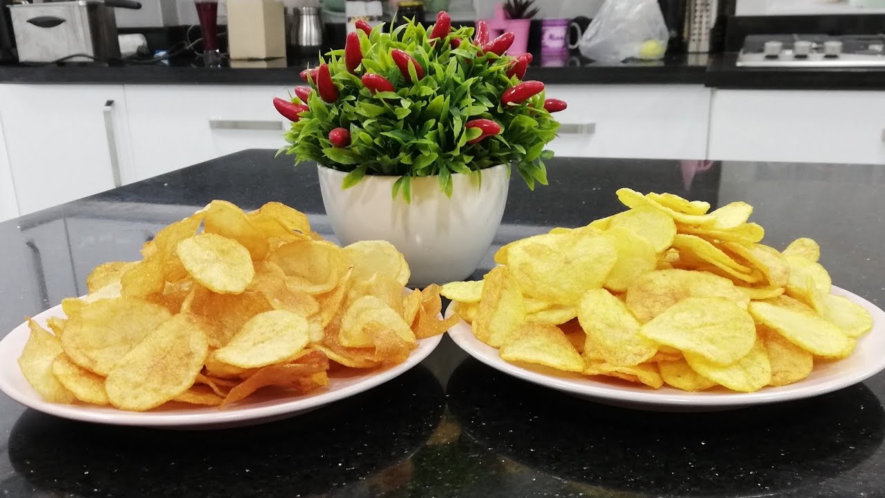 هتكوني استاذه👍 في عمل الشيبسي ب أجمل طعمين 😋في البيت وداعا للمواد الحافظه🤔