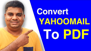 How to Save Yahoo Email as PDF to Computer or Flash Drive