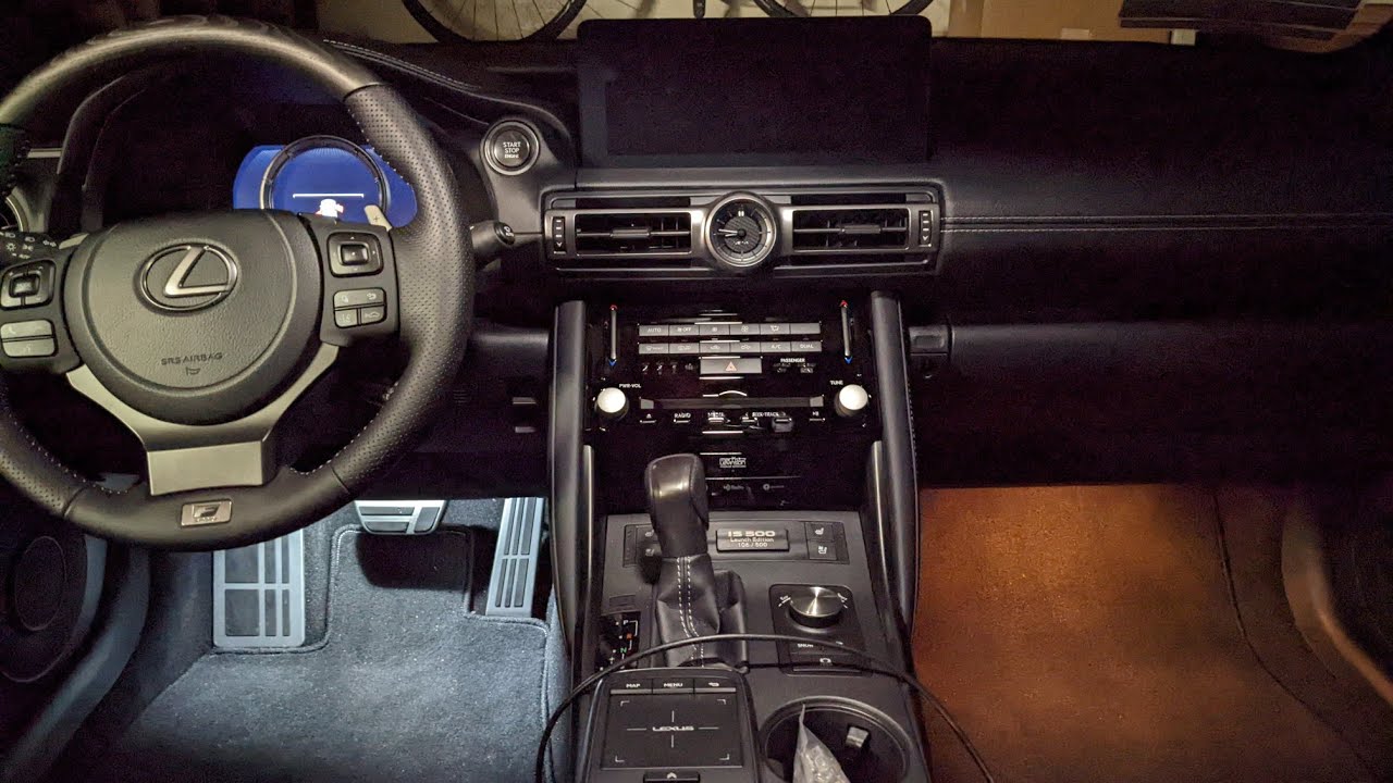 LED Interior Bulb swap Lexus IS500 (i.e. 3rd generation IS) - Alopee 194 6500k white