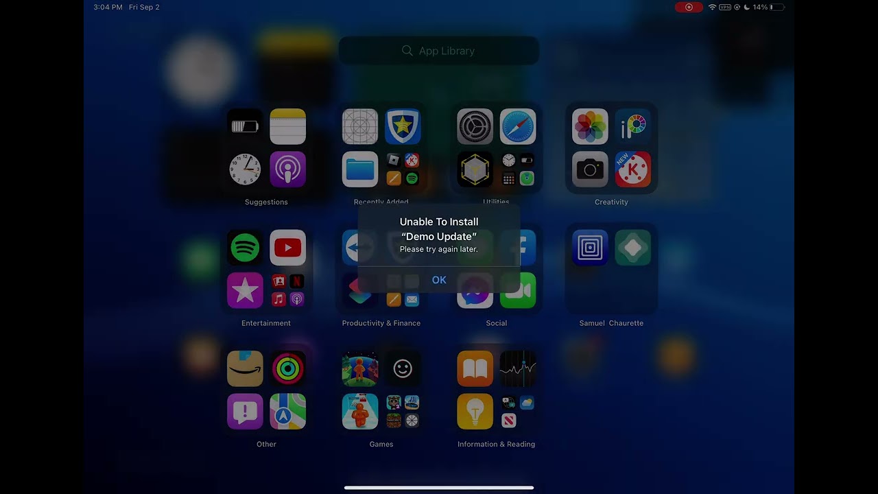 You can’t get demo loop ios
