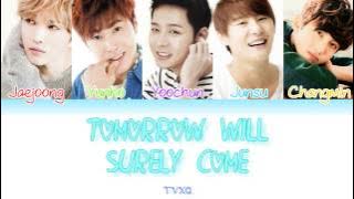 TVXQ (동방신기) - Tomorrow Will Surely Come (明日は来るから) [Colour Coded Lyrics] (Kan/Rom/Eng)