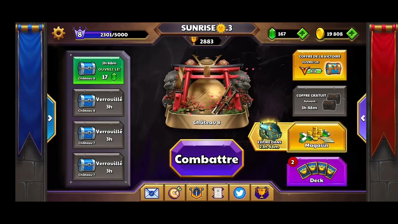 How To Win TWICE Against A B*llsh*t UNCHAINED DEMON Deck (In Caste 8!) -Castle Crush -Sunrise.3