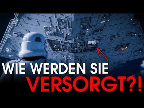 How did a Star Destroyer stay supplied for months of operation?